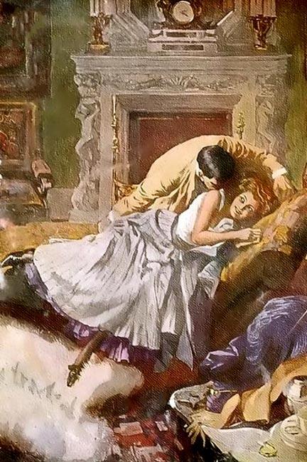 Unknown Artist - Playful Lovers, c.1912